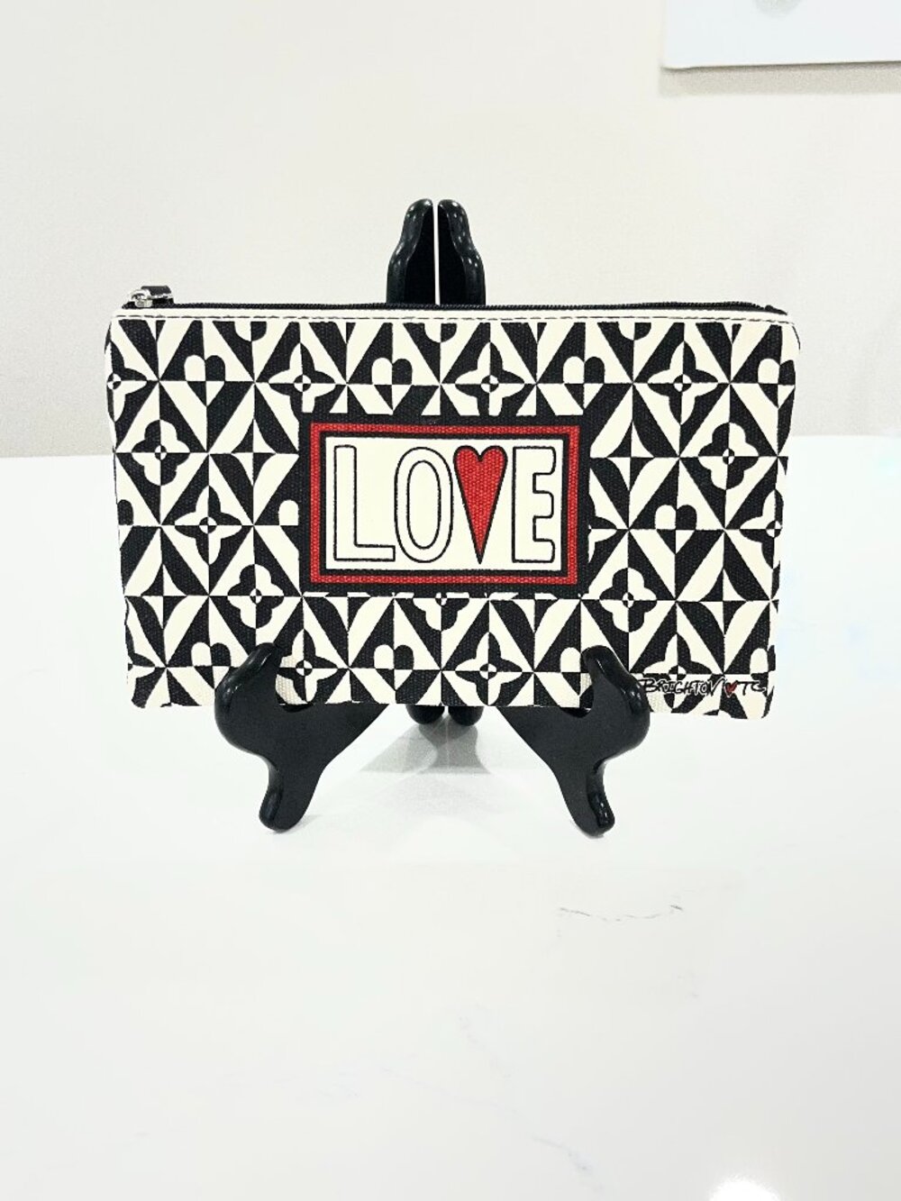 Brighton Look of Love Canvas Pouch